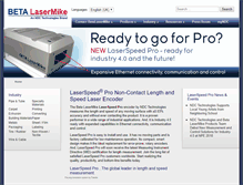 Tablet Screenshot of laserspeedgauge.com